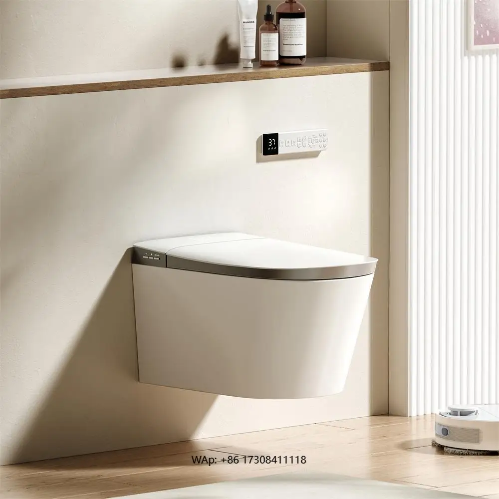 

Умный туалет, электрическое автоматическое настенное крепление для ванной комнаты, подвесной интеллектуальный унитаз, биде, унитаз Inteligente