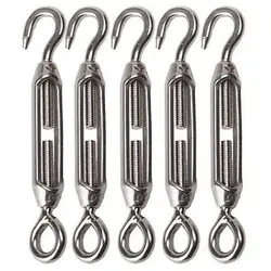 Turnbuckles Rope Tension Hardware Accessories Turn Buckle Stainless Steel Eye Turn Buckle Hook Eye Turnbuckle Turnbuckle Bolt
