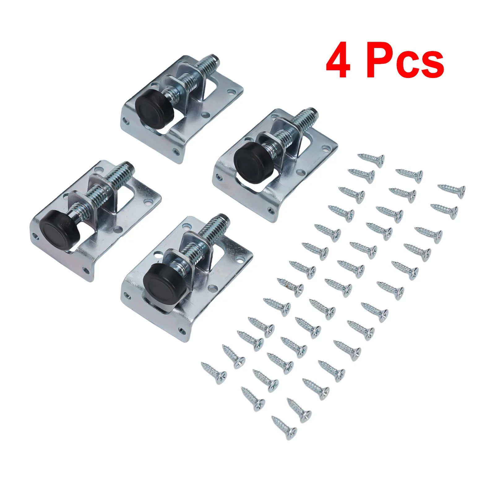 4pcs Furniture Leveling Feet Heavy Duty Furniture Levelers AAdjustable Side Panels For Table Cabinets Workbench Shelving Units