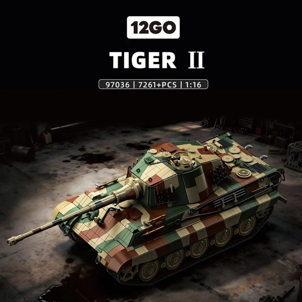7261Pcs 97036 Heavy Armored Vehicle Building Blocks Mechanical Tracked Car Construction Bricks Educational Toys Adult Gift