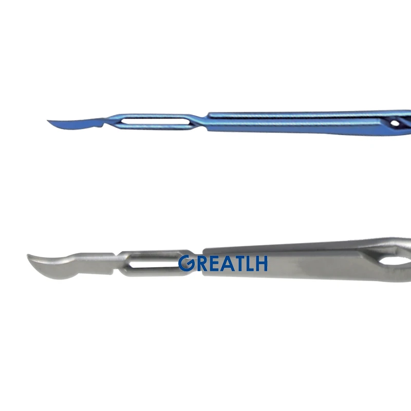 Nucleus Crushing Tweezers 1pcs 120mm Eyelid Ophthalmic Forceps Ophthalmic Instrument Titanium/Stainless Steel
