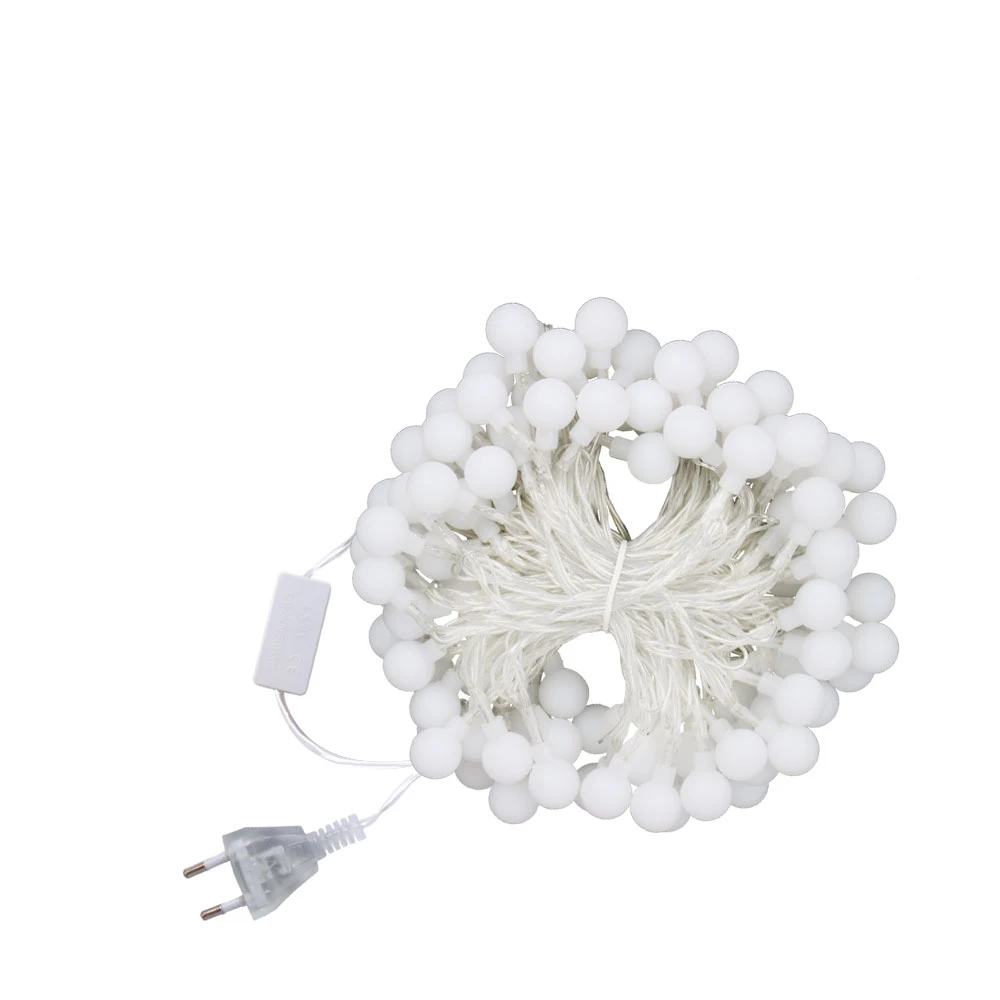 USB/Battery Power LED Ball Garland Lights Fairy String Waterproof Outdoor Lamp Christmas Holiday Wedding Party Lights Decoration