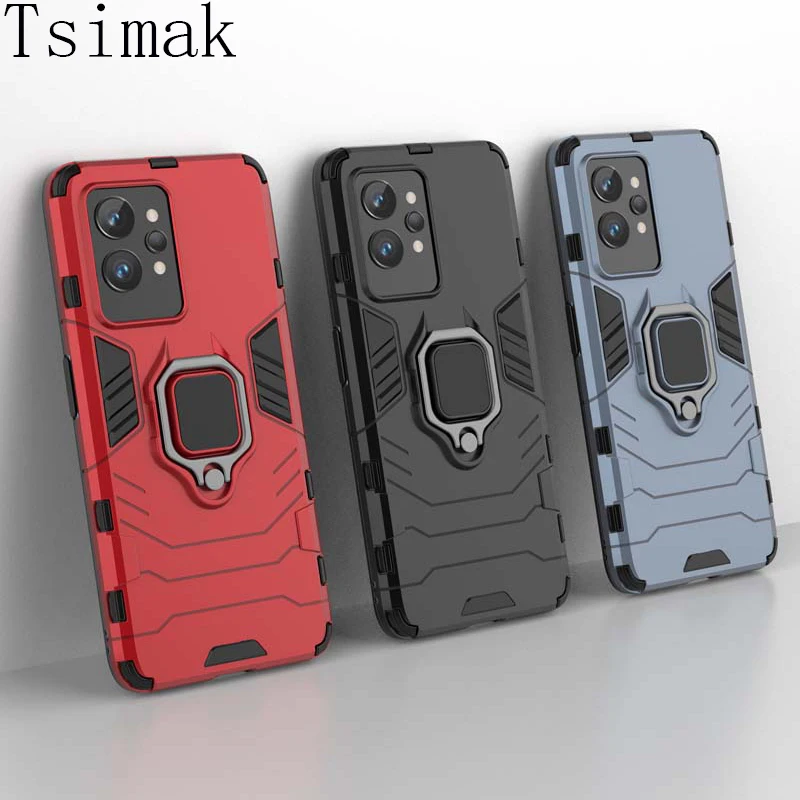 Shockproof Case For Realme GT Neo 3 2 Pro GT2 GT3 2T 3T 5 SE Phone Cover Armor Back Coque for OPPO A57 A57S A57E A77 A77S Fundas