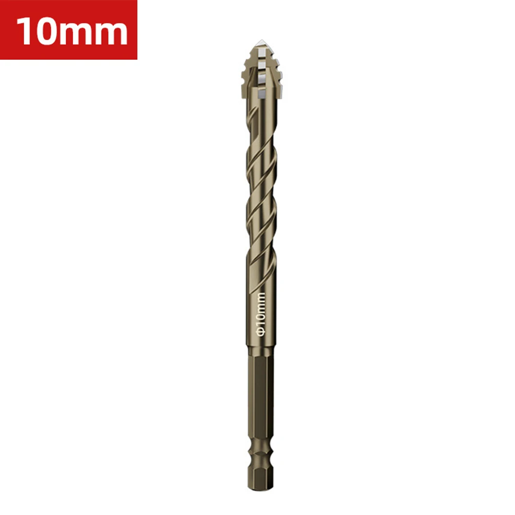 3pcs Ceramic Glass Stone Rock Drill Bits Hexagonal Handle Drill Ceramic Tile Eccentric Drill Special Ceramic Tile Drill