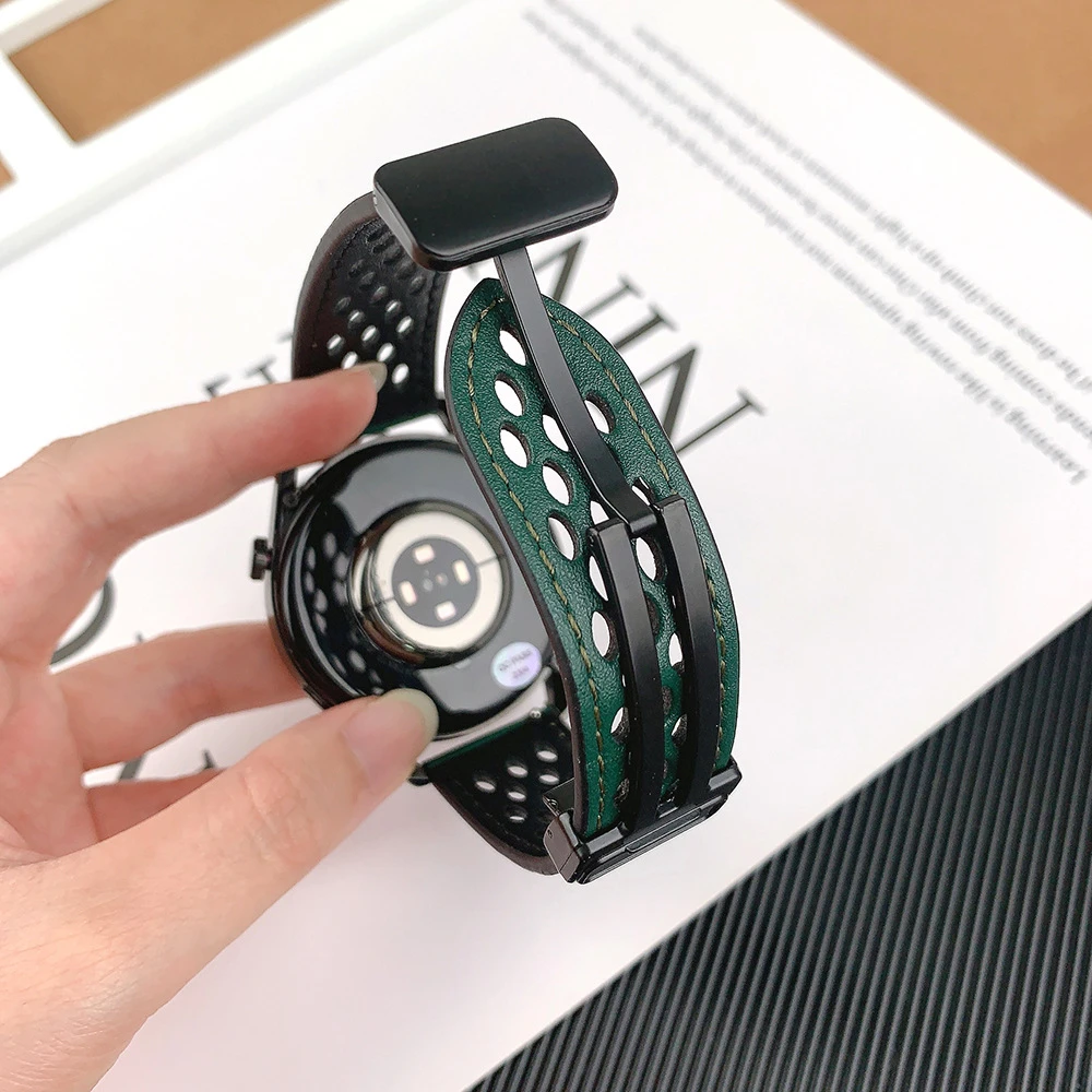 Ремешок полиуретановый перфорированный для Garmin Forerunner 165 168 255 265, 20 мм 22 мм