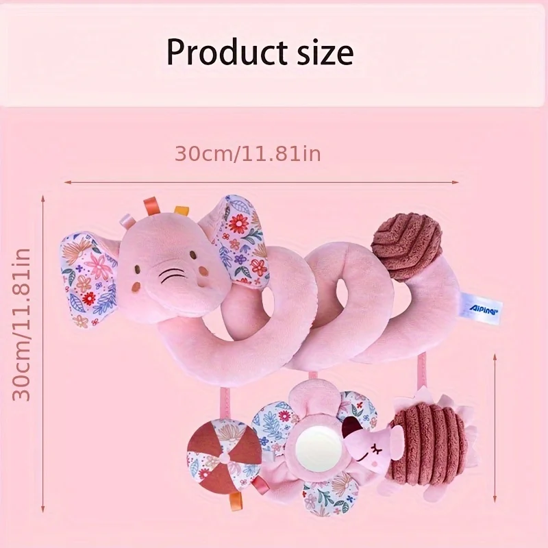 Giocattolo colorato per appendere culla, passeggino per neonato e ciondolo per seggiolino auto, regalo perfetto per compleanno, festival, capodanno, ringraziamento