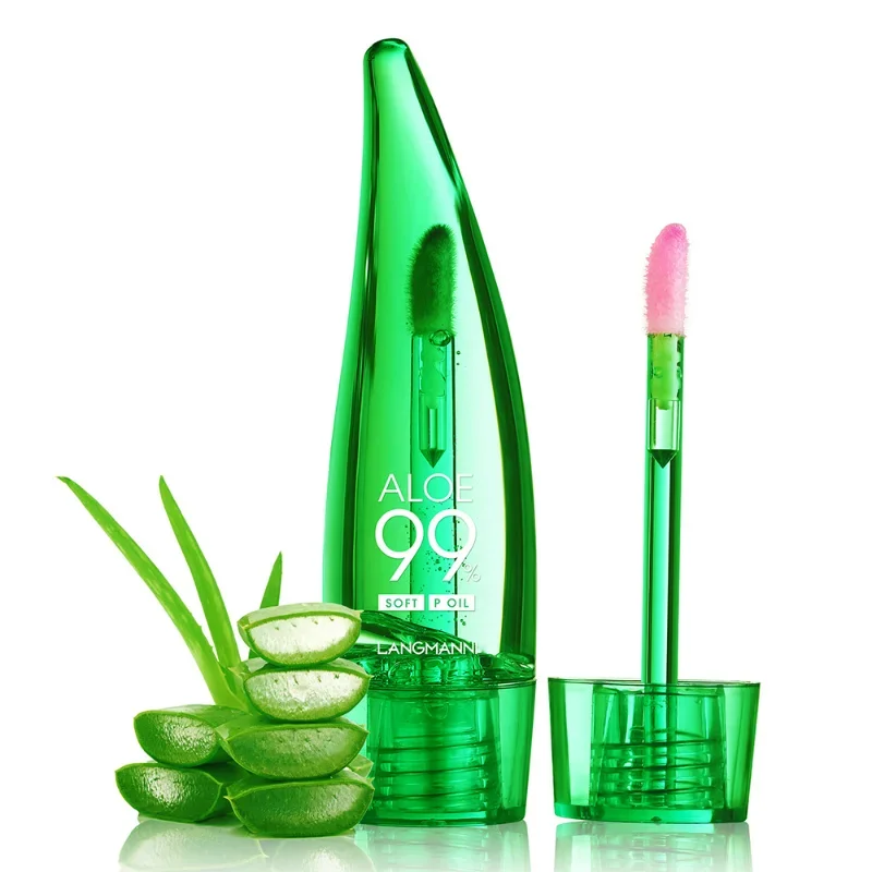 Aloe Vera Lip Serum Oil Temperature Color Changing Lip Gloss Lasting Moisturizing Natural Nutritious Lip Balm Lips Care Makeup