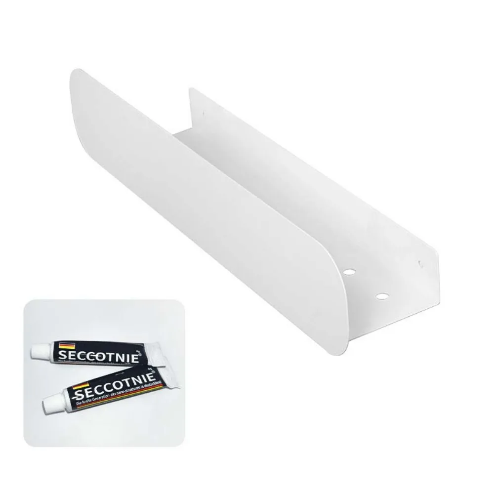 

Настенная полка для хранения в ванной комнате, большая вместительная антикоррозийная полка для хранения из нержавеющей стали, экономия места, прочная сливная полка для душа