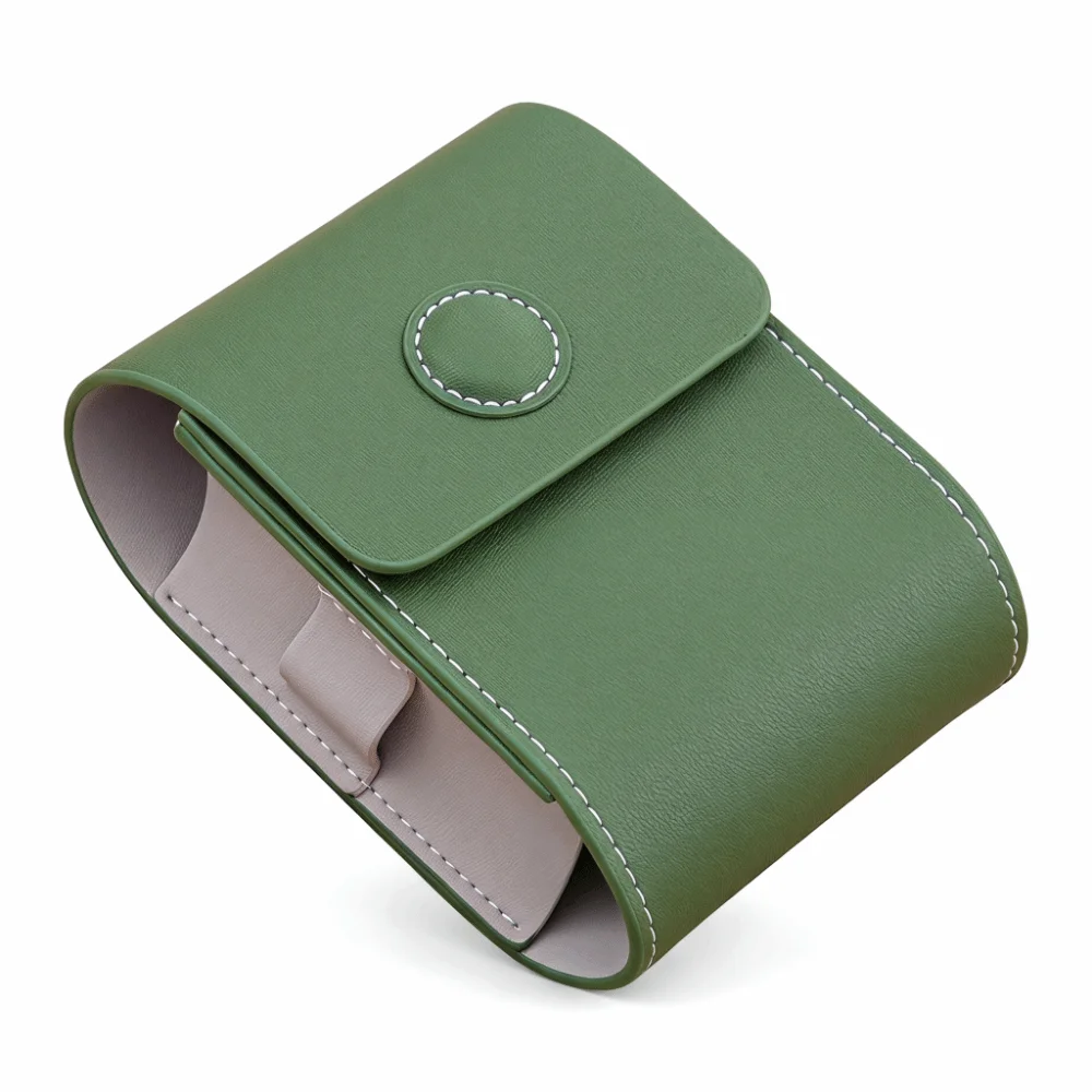 PU Leather Golf Rangefinder Case Portable Universal Range Finder Carry Bag Green Compact Golf Rangefinder Carrying Bag