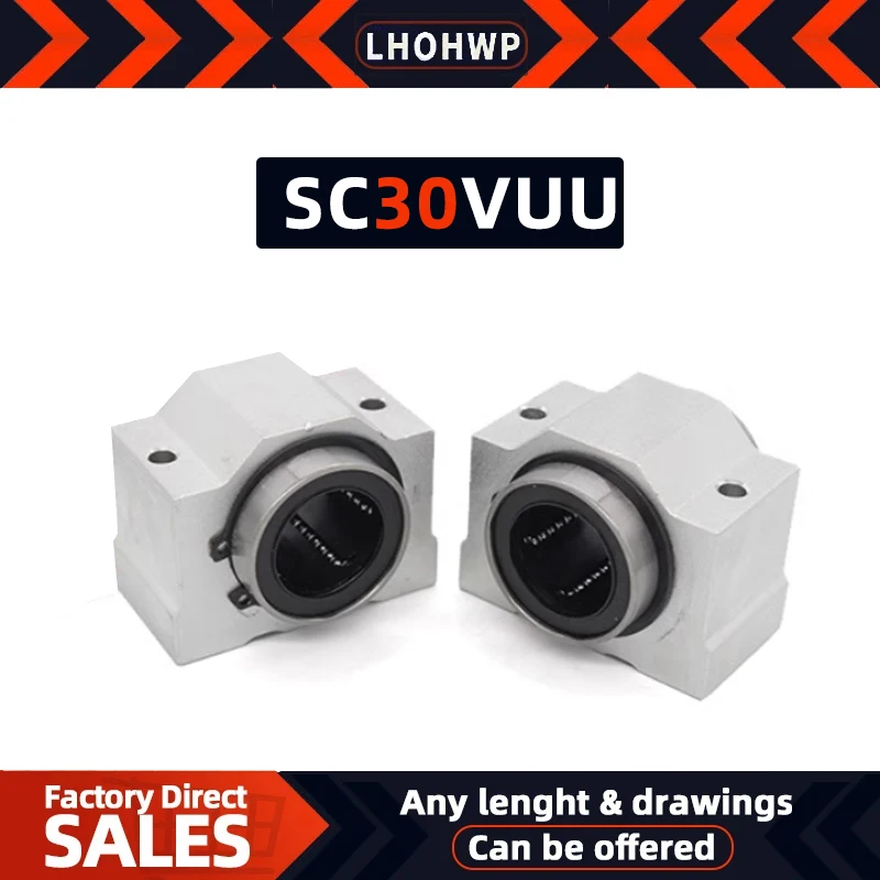 

Hot Selling Aluminum Box linear Slider SCV30 UU Slider Bearing