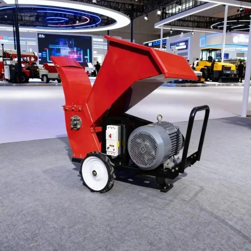 Electric Motor & Engine Wood Crusher Wood Chipper Shredder 7500W 1T/h Capacity 10cm Max Diameter