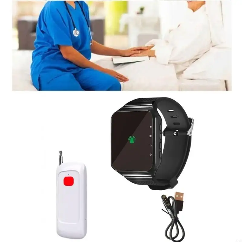 Receptor relojes inalámbricos para alerta emergencia alerta emergencia amigable para piel