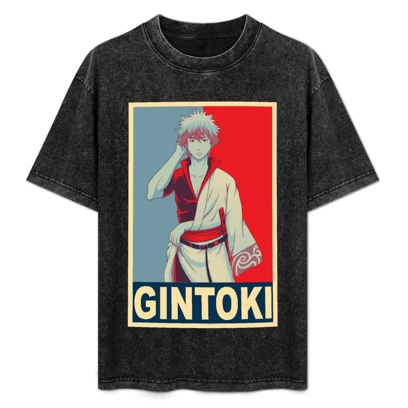 

Gintoki Sakata Poster T-Shirt High Elasticity Sports Tee Shirt