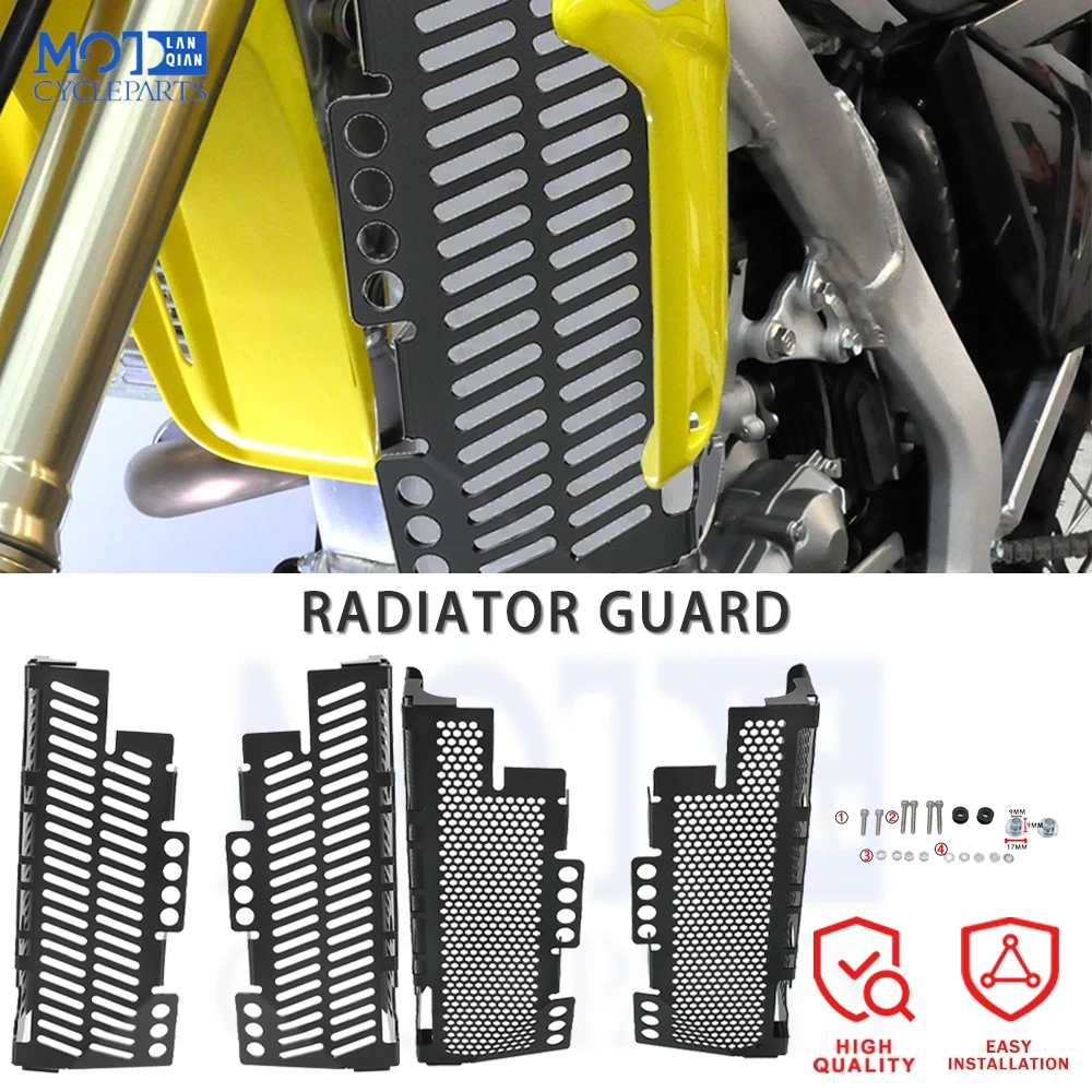 

Мотоцикл DRZ400E/S/SM алюминиевая решетка радиатора, защита крышки для Suzuki RM250 RM125 DRZ400 DRZ400E DRZ400S DRZ400SM