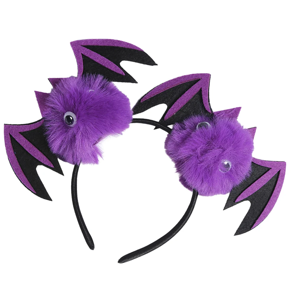 

Bat Headband Halloween Hairband Women Headdress Costume Headbands Purple Girls Headbands Hair Accessories Women Headband