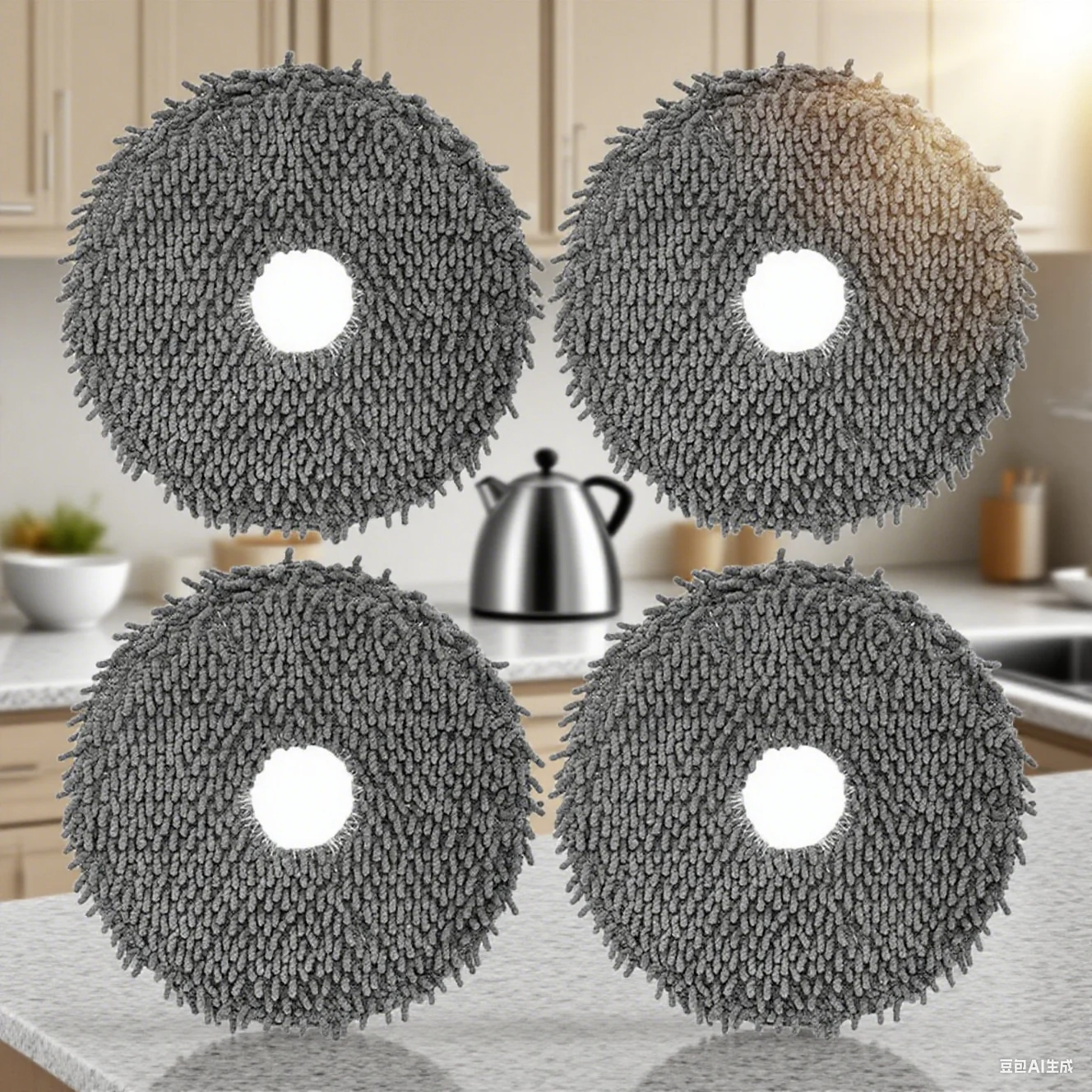 10/4 قطعة طقم قماش ممسحة من الألياف الدقيقة يحافظ على الأرضيات الصحية النظيفة لـ 3i P10 Ultra جهاز آلي لتنظيف الأتربة أداة التنظيف المنزلية