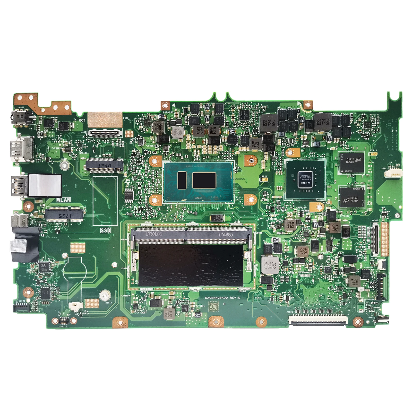 UX561UA Notebook Mainboard For ASUS UX561UAR Q505UAR Q525UA Q525UAR Laotop Motherboard CPU I3 I5 I7 8th Gen 8G-RAM