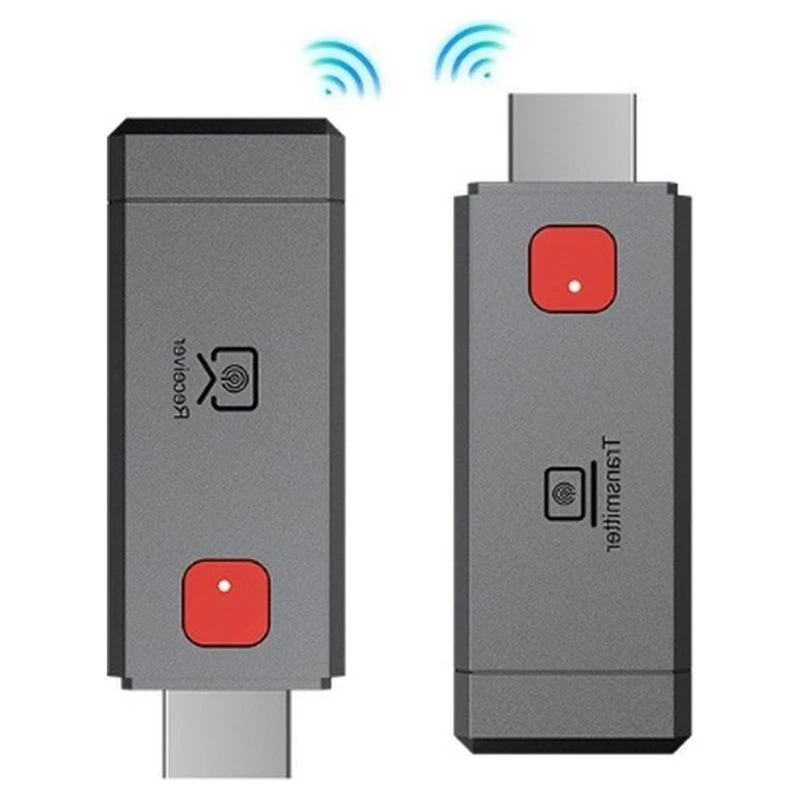 Extend Function Wireless Screen Mirroring Kit 1080P 60Hz -Compatible Transmitter Receiver No Wifi For Laptop Projector