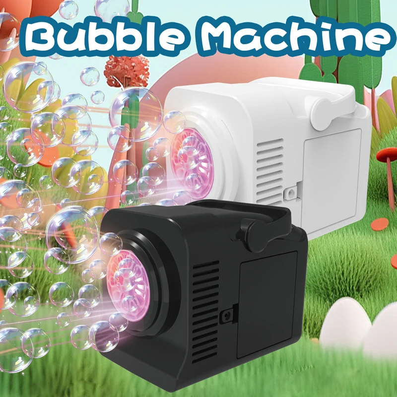 Bubble machine children's handheld bubble machine outdoor wedding props games holiday gifts without  bubble water batteries