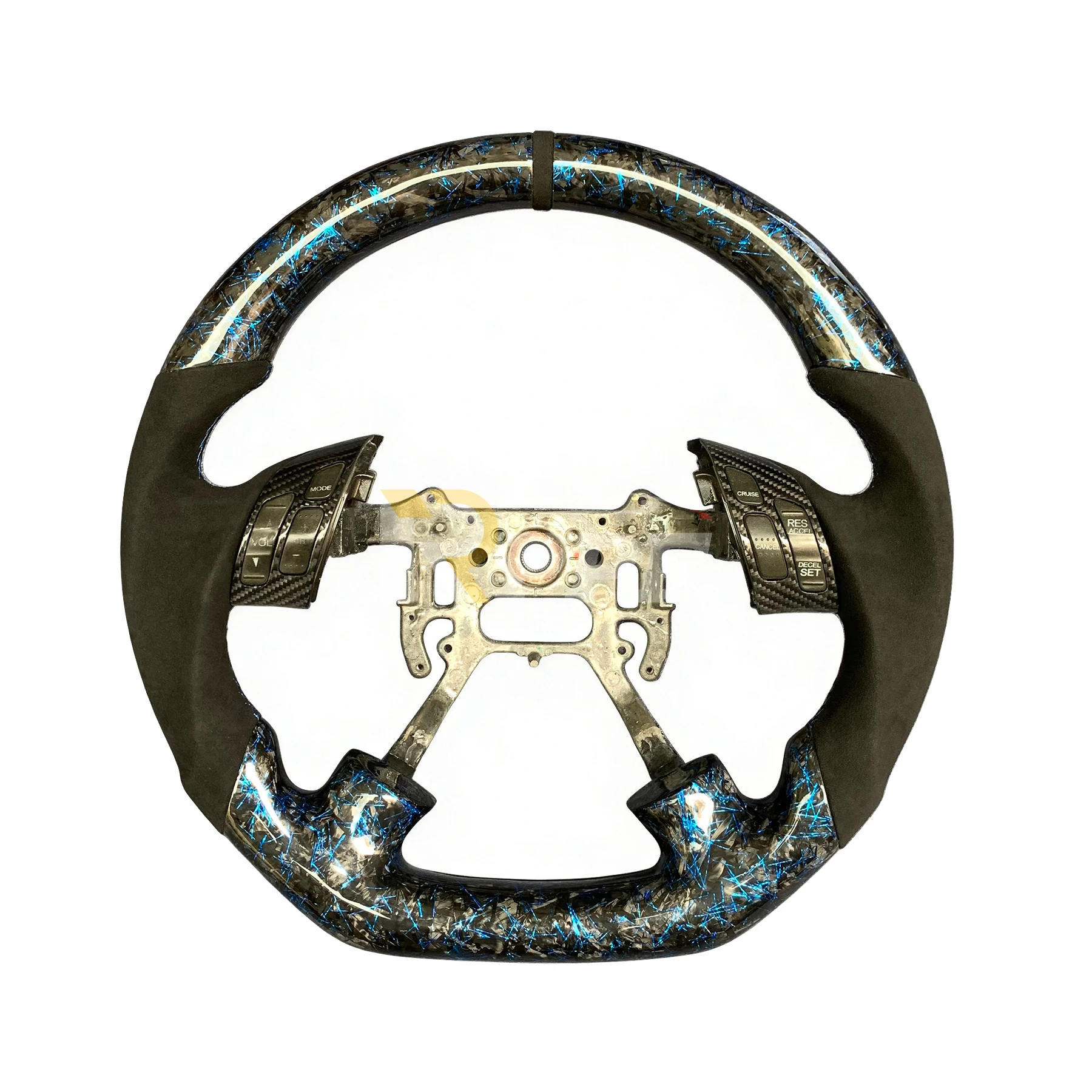 

Индивидуальный руль из алькантары и кованого карбона для Honda Accord 7-го поколения (2003-2007) и Odyssey (2005-2010)