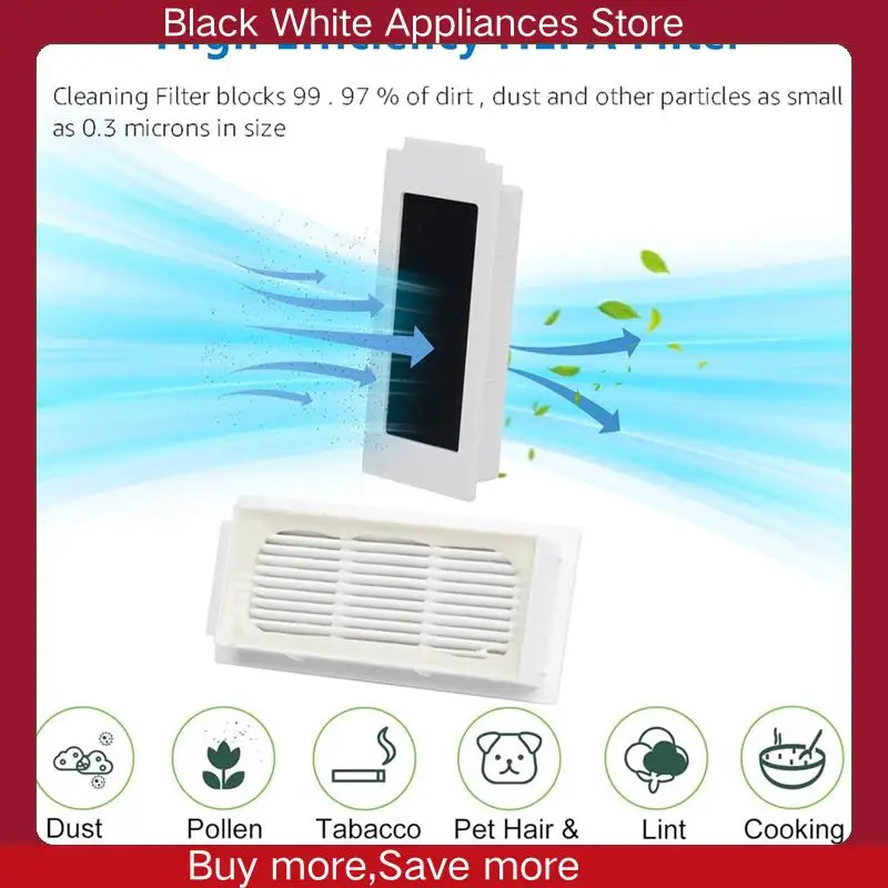 Parti per ECOVACS DEEBOT T30s Kit di accessori per aspirapolvere robot, sostituzione robot Spazzola laterale principale Filtri Mop Sacchetti per la polvere-CLIM