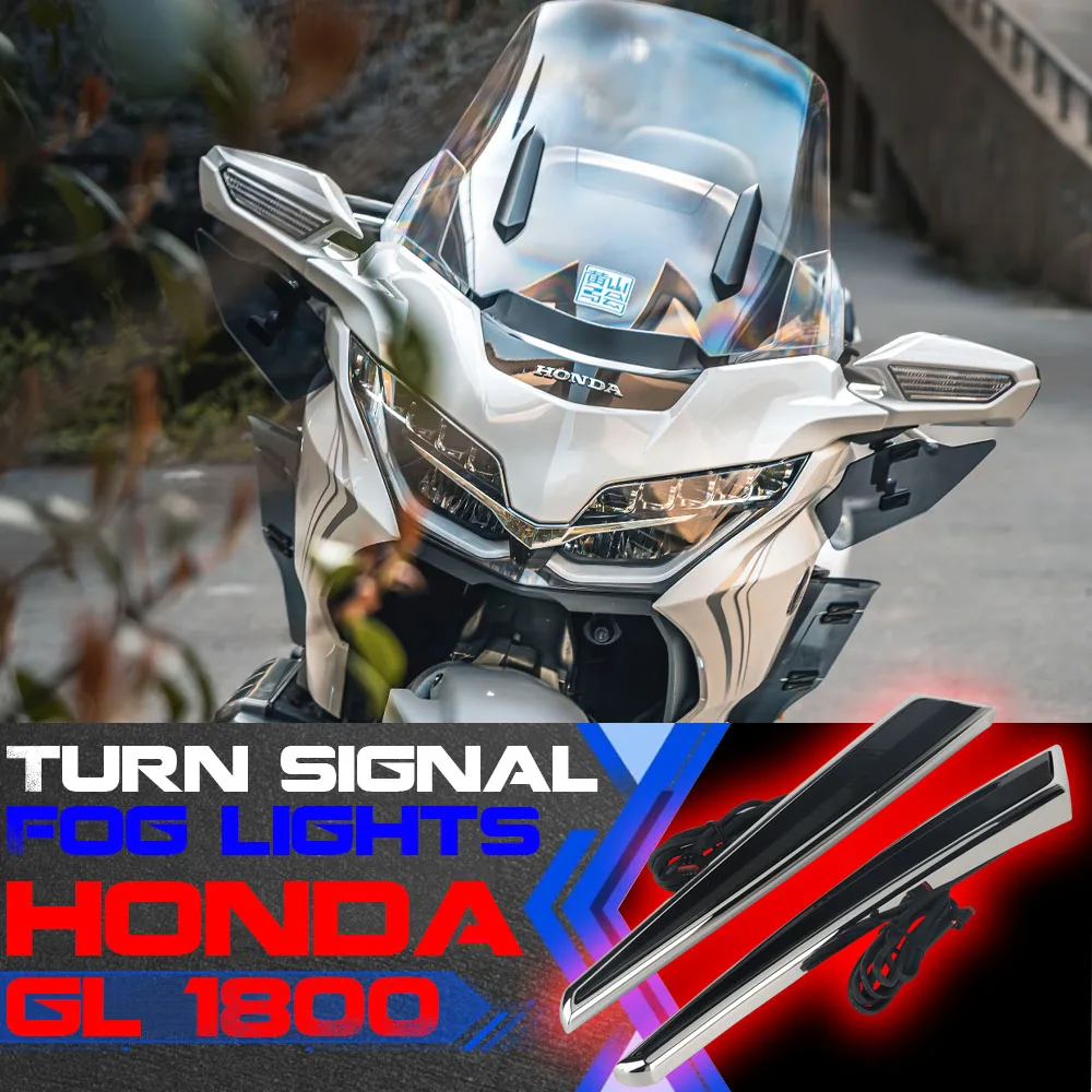 

Motorcycle Top Spar Box Trunk Side Light Decorative LED Light Lamp For Honda Goldwing Gold Wing GL1800 Tour DCT Airbag 2021-2023