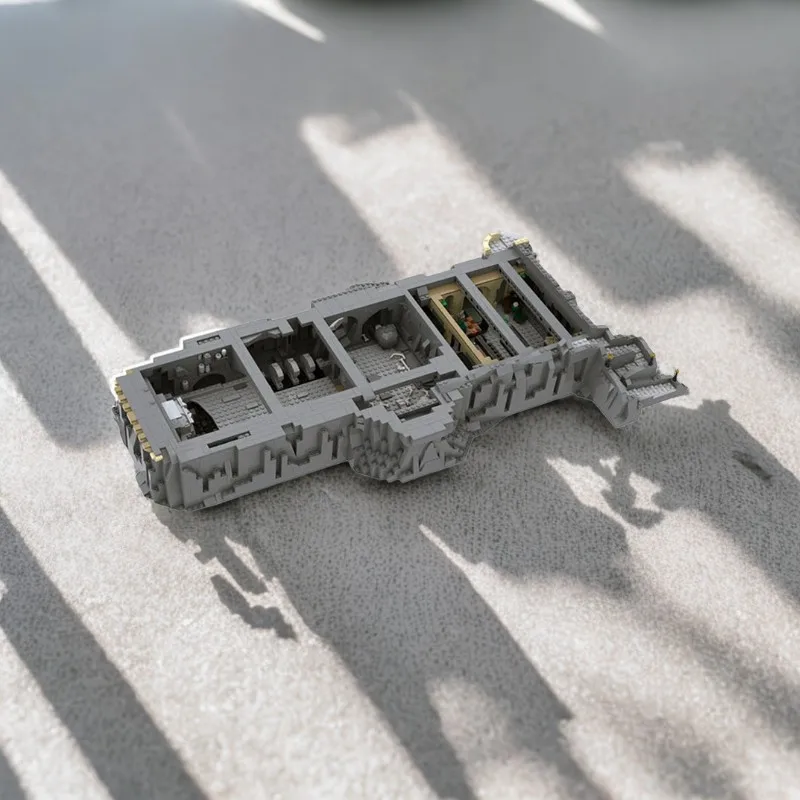 2037PCS Snakey Cave (Magic School Modular Mocs - Part 4) MOC Fantasy Cave Model Education Building Blocks Gift