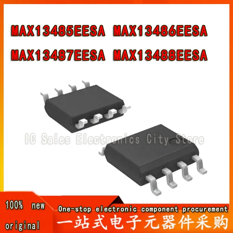 10Pcs New MAX13485EESA MAX13485 MAX13486EESA MAX13486 MAX13487EESA MAX13487 MAX13488EESA MAX13488 SOP-8