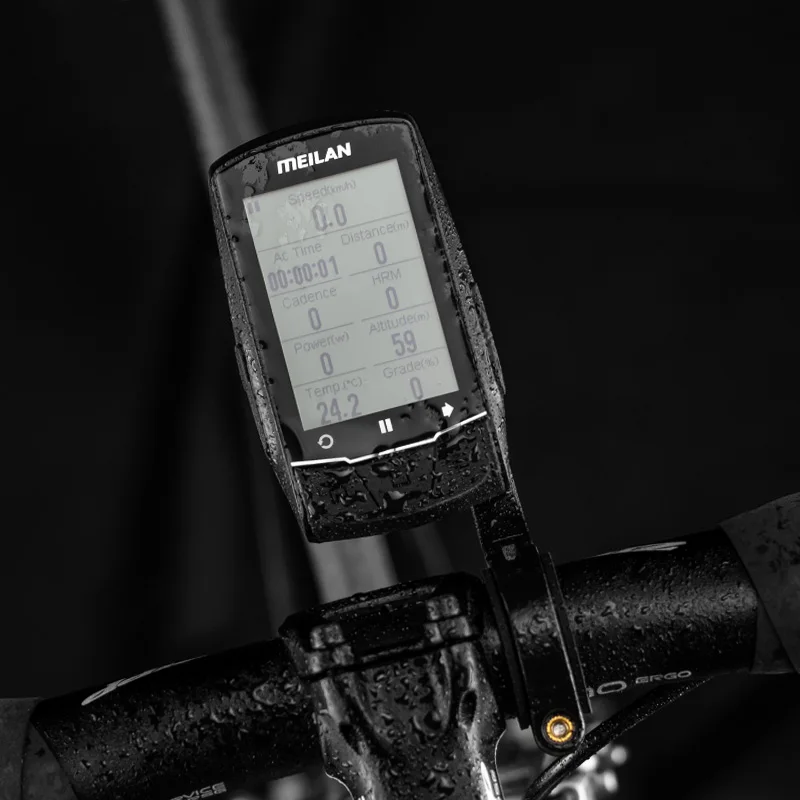 MEILAN M1 Finder GPS Bike Computer 2.6 inch Big Screen Outdoor Cycling Wireless Navigation Bicycle Speedometer