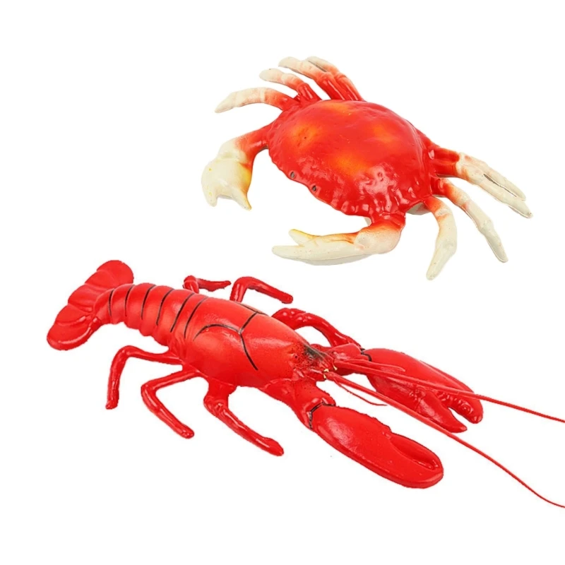 

1set Colorful Artificial Shrimp Quality Artificial Lobster Model Decorative Perfect for Parties Photography