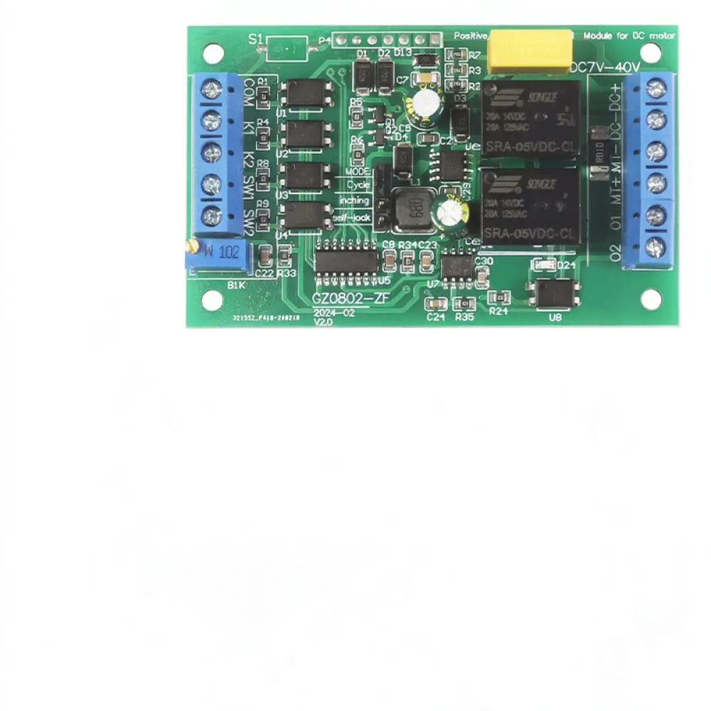 Forward Reverse DC Motor Controller 12V 24V Drive Module 10A Overcurrent Protection For Hanlei Industrial Control System