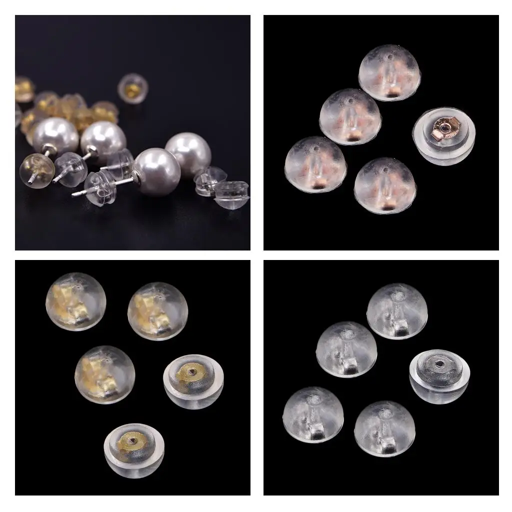 5 Pasang Pengait Telinga, Pegas Telinga, Anting, Anting, Kancing Telinga, Gesper