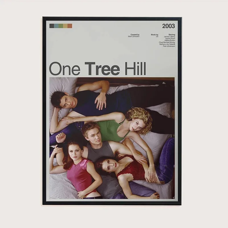 Classic TV Show Series One Tree Hill Retro Film Poster Canvas Painting Aesthetic Wall Art Pictures Home Dorm Room Decor