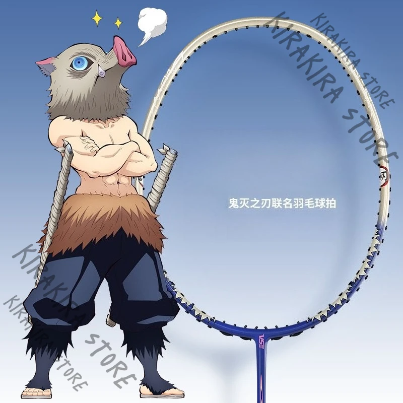 Demon Sayer Kamado Tanjiro Nezuko Azuma Zenitsu Hashibira Inosuke Badminton Racket Anime Child Spy Batt Lore Gifts