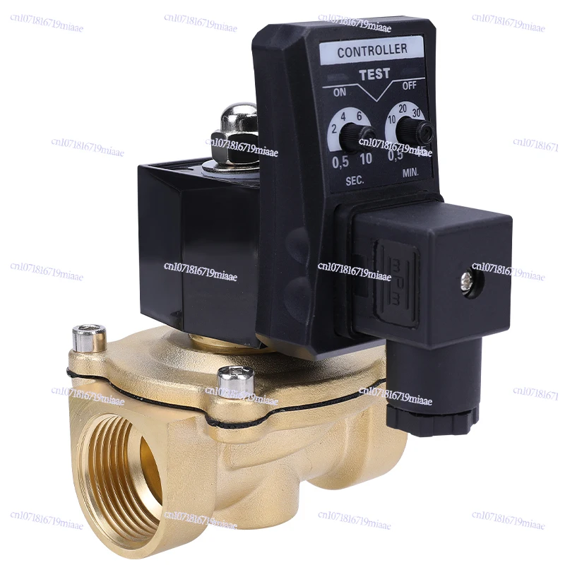 

Automatic Timing 220V Drain Switch Water Valve Air Compressor Drain 24V Solenoid Control Valve