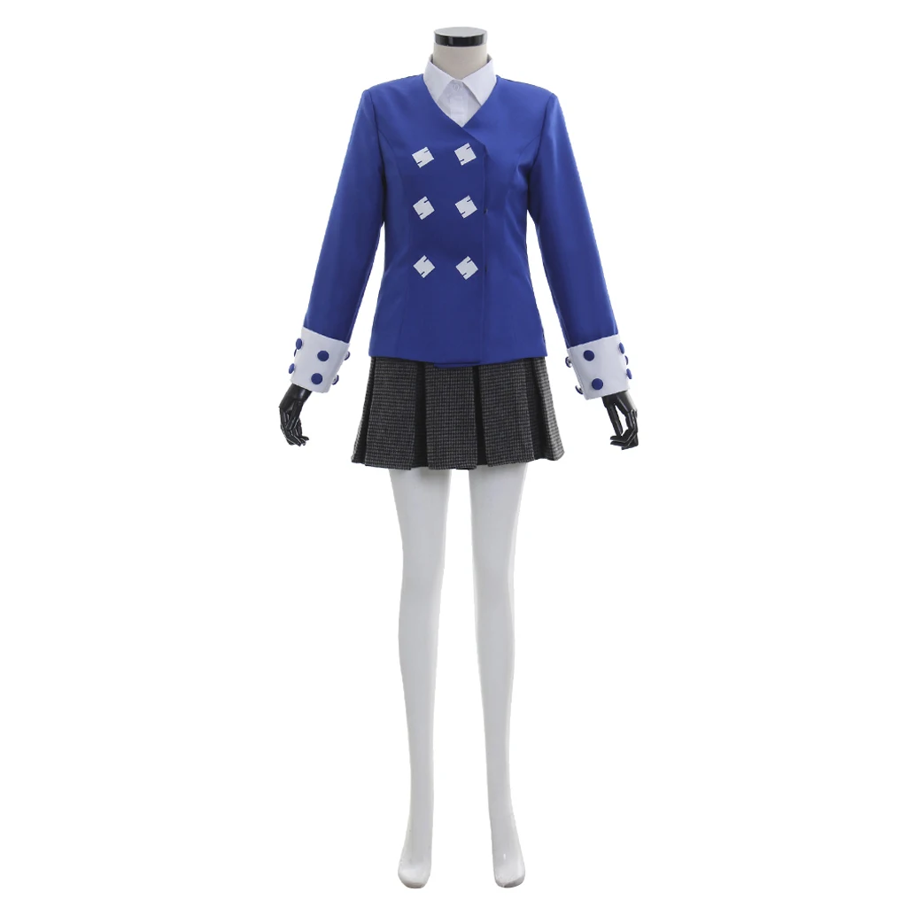 

The Musical Rock Veronica Sawyer Cosplay Costume Outfits Veronica Sawyer Blue School Dress For Women Halloween Clothing