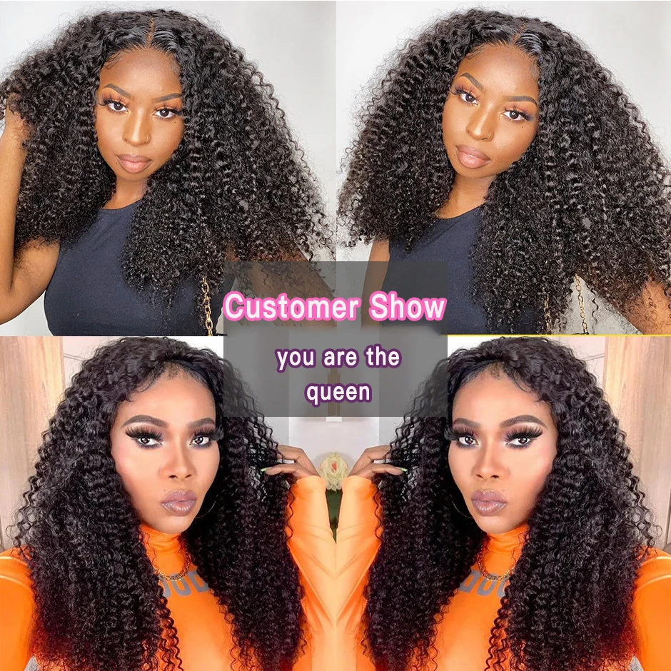 Brazilian Kinky Curly Wave Hair Bundles 1/3 Pieces Real Human Hair Bundles 10A 12-32 Inch Remy Human Hair Extensions For Women