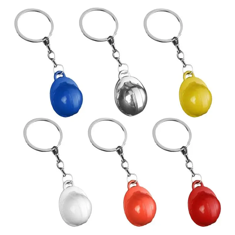 Hard Hat Keychain Construction Hat Keychain Mini Keychain Miniature Construction Helmets Small Safety Mini Hats Keychain