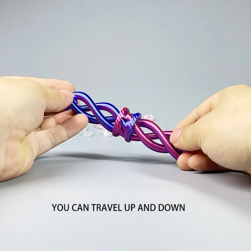 3D 印刷減圧おもちゃ回転スパイラル三次元スパイラルコーンヘリックスネジパススルー彫刻知育玩具