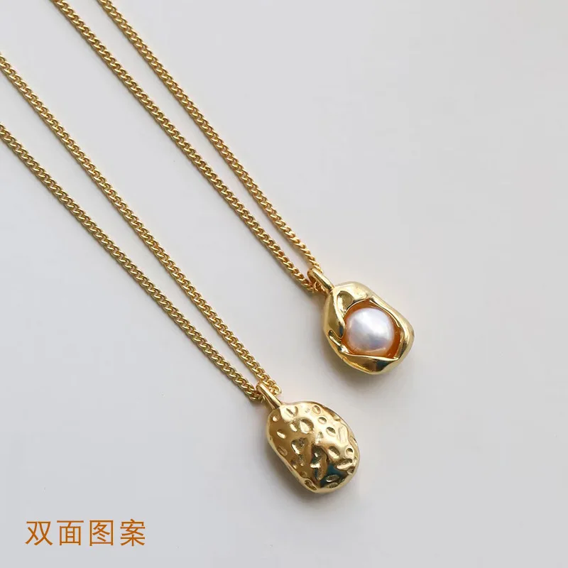 Fastwear gold beanie necklace