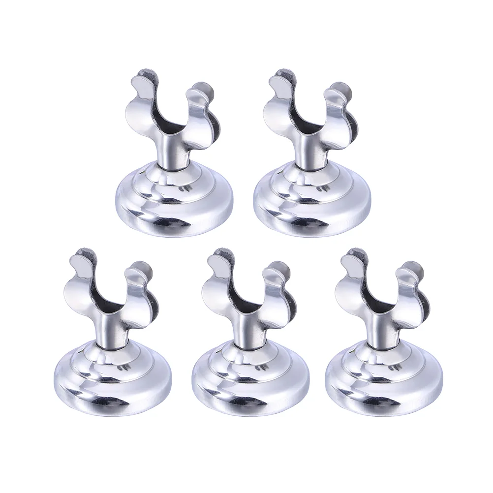

3Pcs Stainless Steel Menu Stand Portable Table Number Holder Menu Place Holder Meal Holder for Restaurant