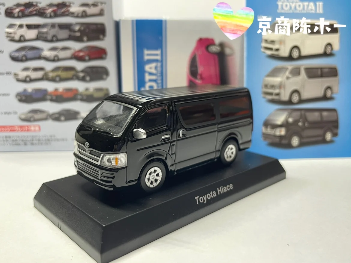 

1:64 kyosho toyota Hiace van black Collection of die cast alloy trolley model ornaments