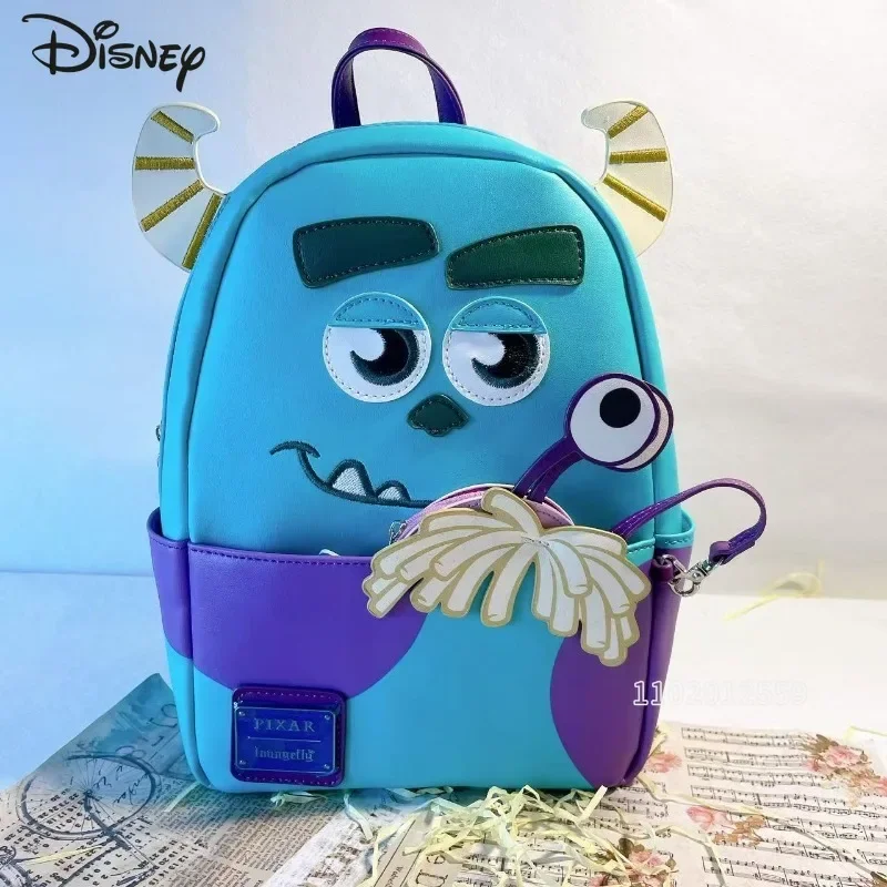 Disney Original New Mini Backpack Luxury Brand Original Mini Women's Backpack 3D Cartoon Cute Children's Schoolbag High Quality