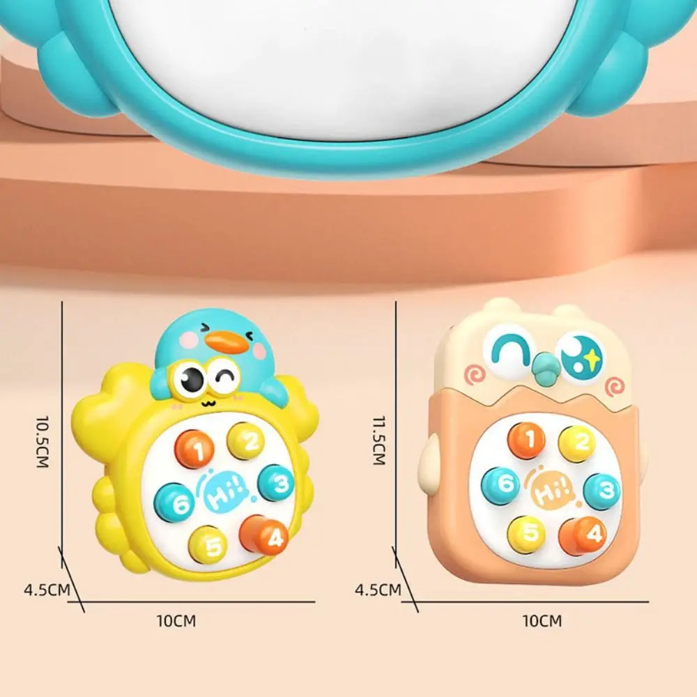 Mini Whack-a-Mole Koordynacja ręka-oko Plastikowa interaktywna zabawka edukacyjna 8 stylów Losowy kolor Prezent dla dzieci Pinch Finger