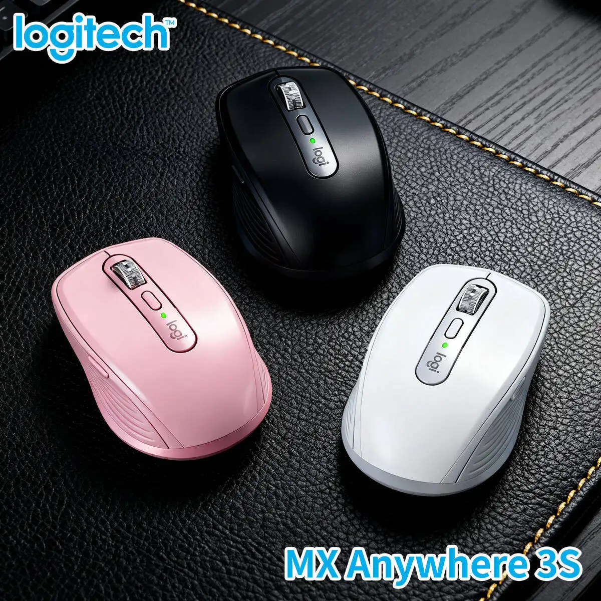 

Logitech MX Anywhere 3S Compact Wireless Mouse for Chromebook Students Travel
