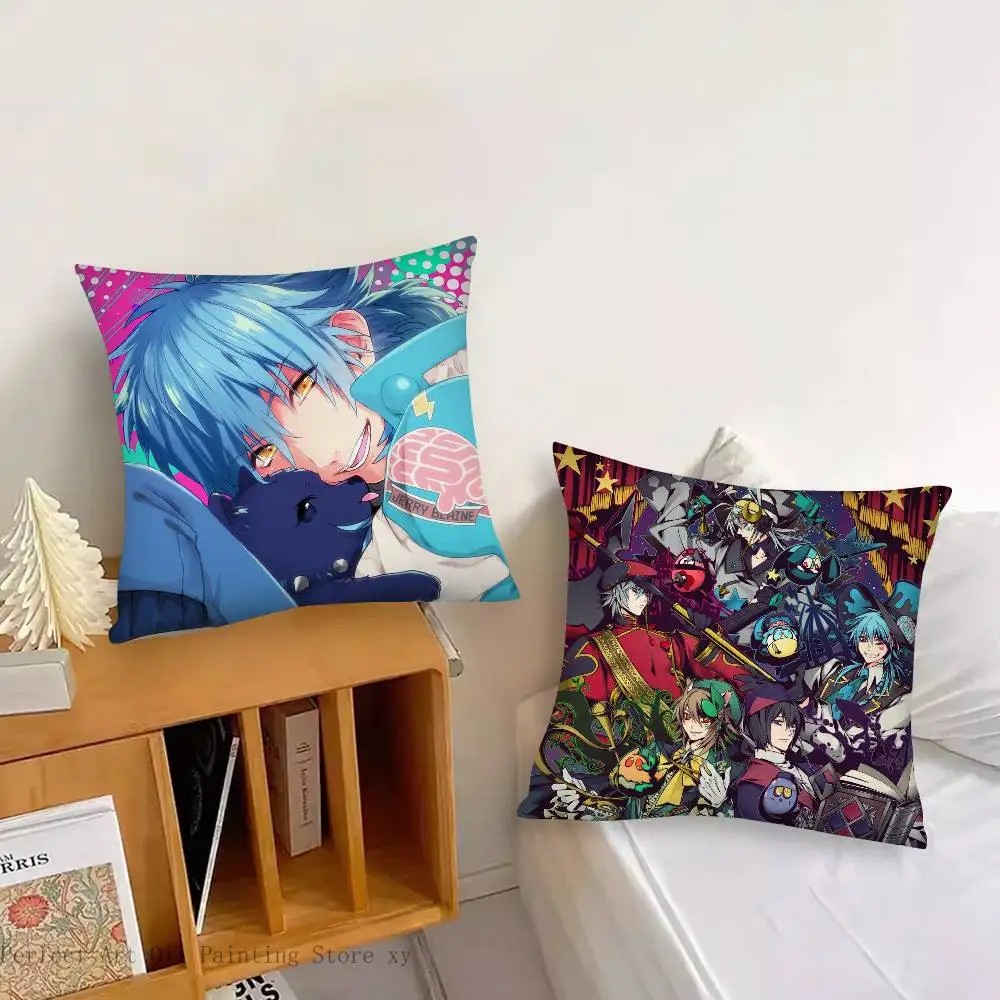 Anime D-Dramatical Pillow Case Fashion Square Pillowcase Bedroom Sofa Room Ins Decoration Leisure