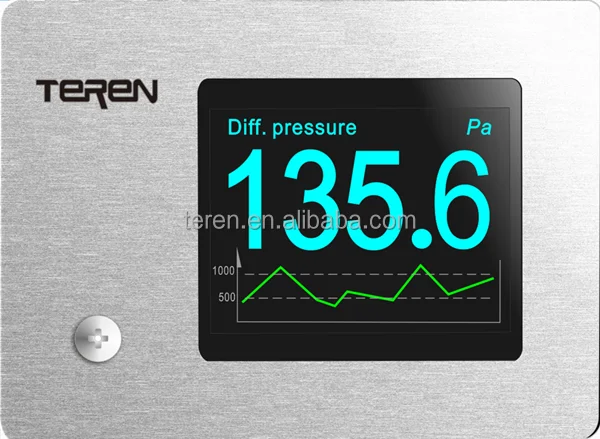 Transmetteur de niveau de pression négative AA, unité d'affichage de pression différentielle encastrée