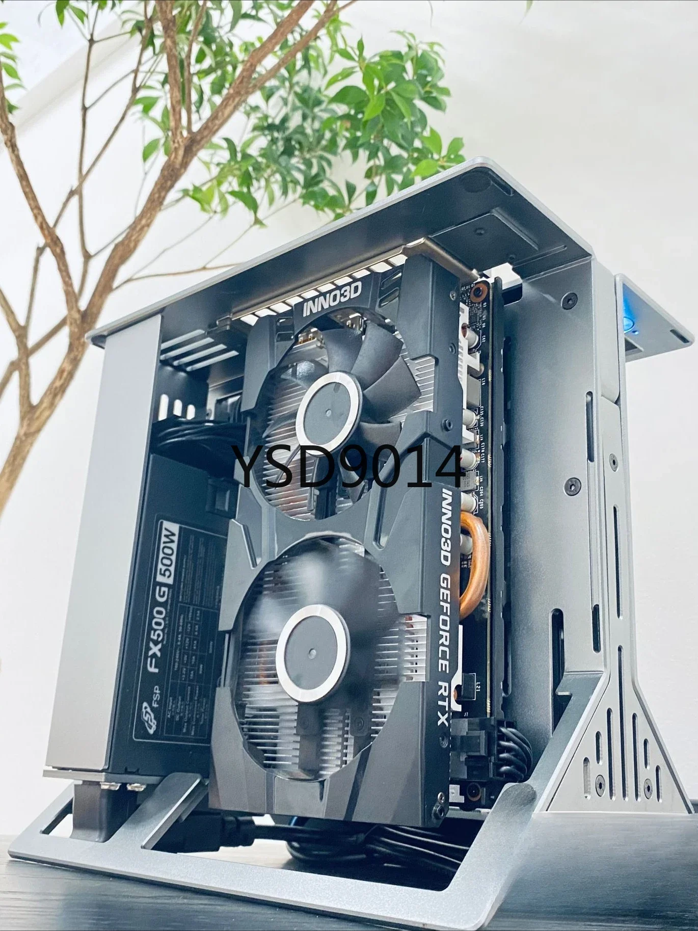 【 XPROTO Mini 】 XTIA ITX Open 1U Core Display All Aluminum Vertical Portable Handle Case