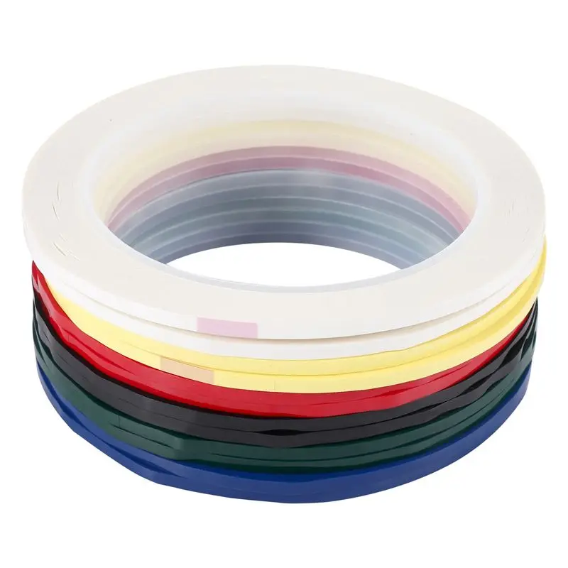 AS63-12 Rolls 1/8Inch Whiteboard Tape, Pinstripe Tape Dry Erase Board Tape Adhesive Graphic Grid Marking Tape,216 Ft Per Roll