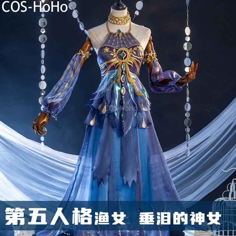 COS-HoHo Identity V Grace Naiad Game Suit Gorgeous Dress Lovely Uniform Cosplay Costume Halloween Party Outfit Women XS-XXL